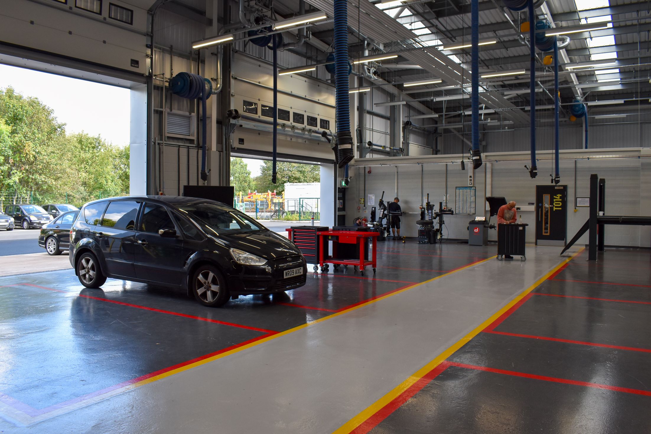 The new Advanced Technology and Automotive Centre at City of Wolverhampton College’s Wellington Road campus in Bilston