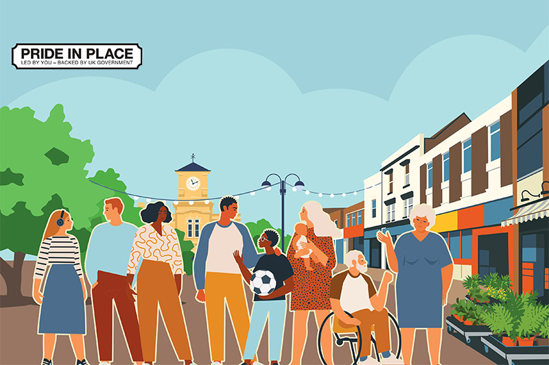 A computer-generated image of what Heath Town Baths and Library could look like