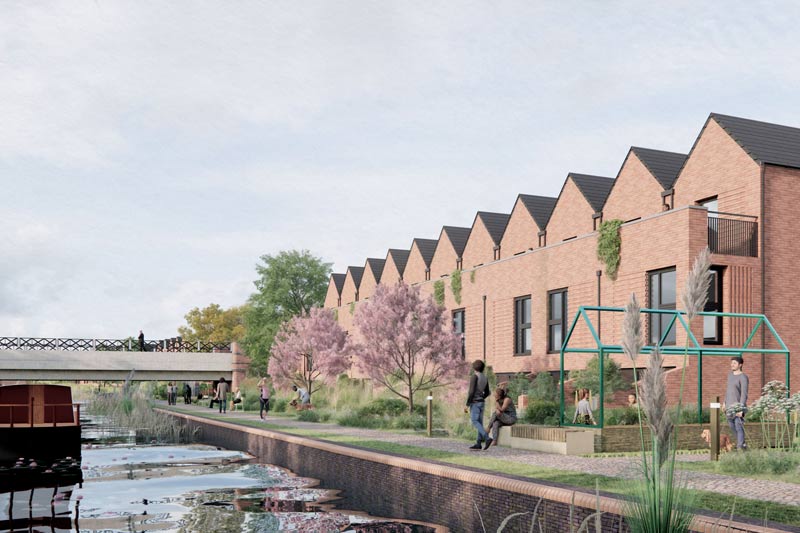 Houses ready to move into at Wavensmere’s £150m Wolverhampton Canalside South
